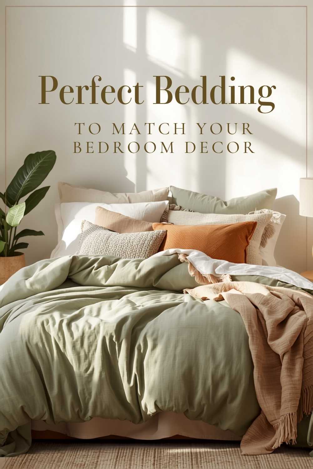 perfect bedding to match your bedroom decor
