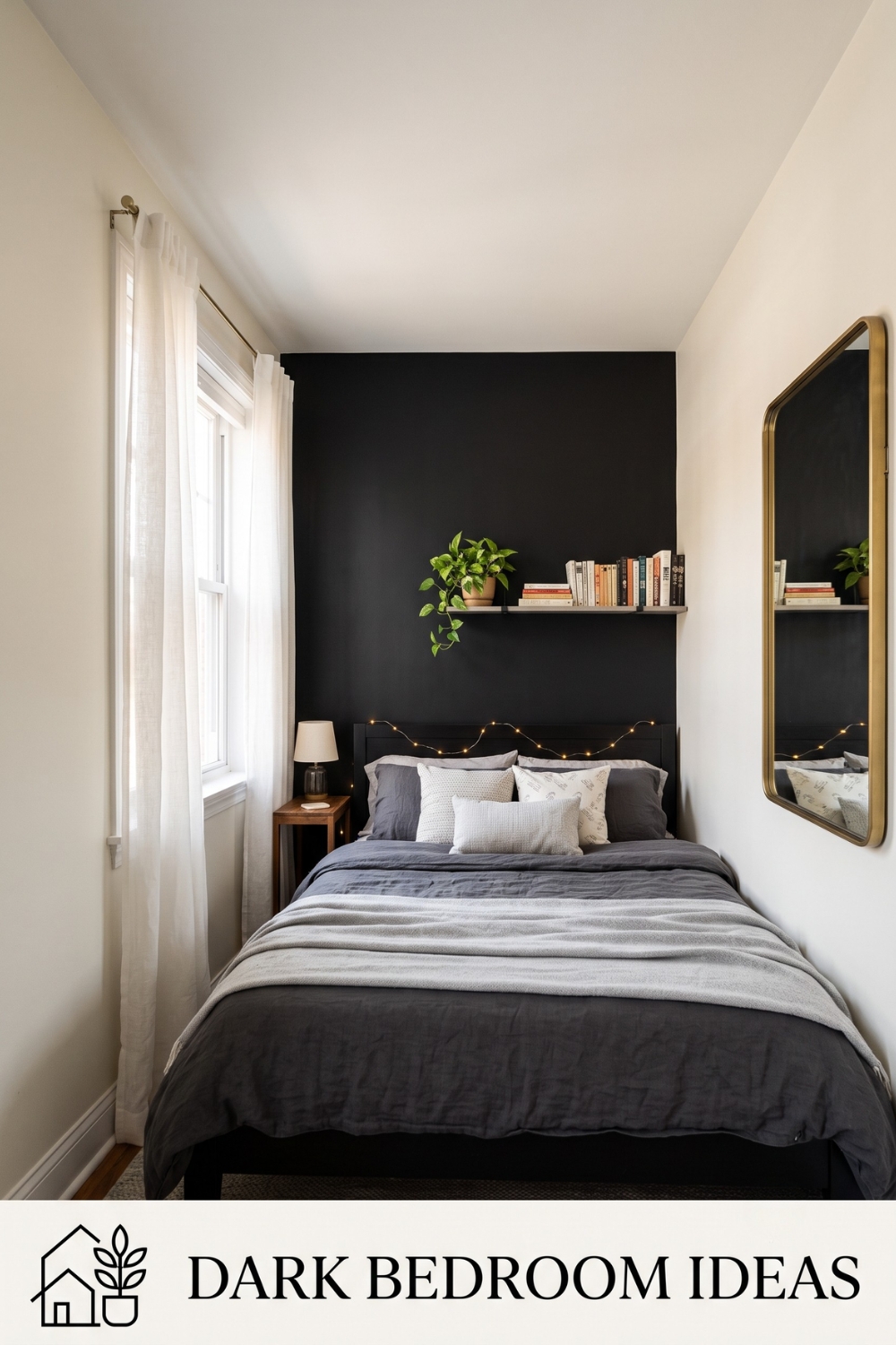 Black Bedroom Ideas: Making Black Work in a Small Bedroom