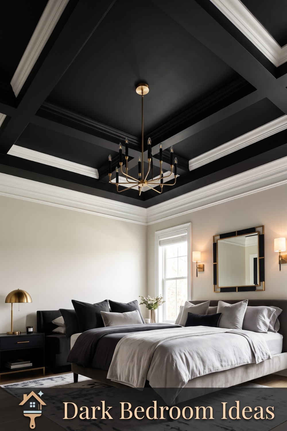 Black Bedroom Ideas: Painting the Ceiling, Not Just the Walls