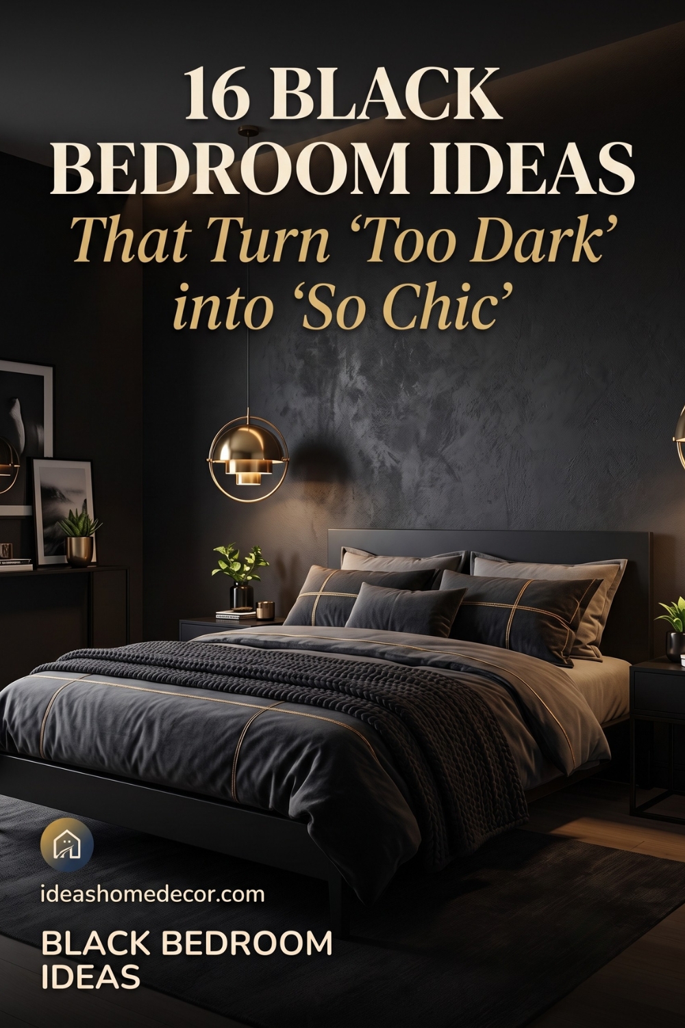 16 Black Bedroom Ideas That Turn "Too Dark" Into "So Chic