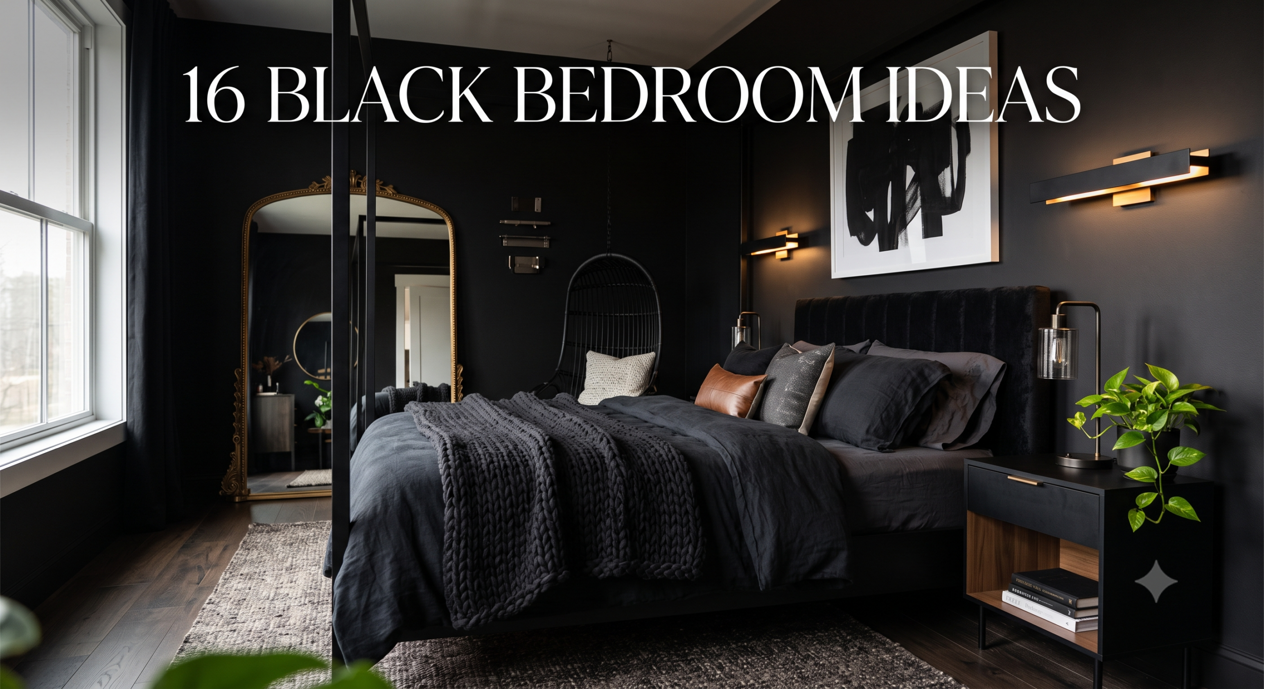 16 Black Bedroom Ideas