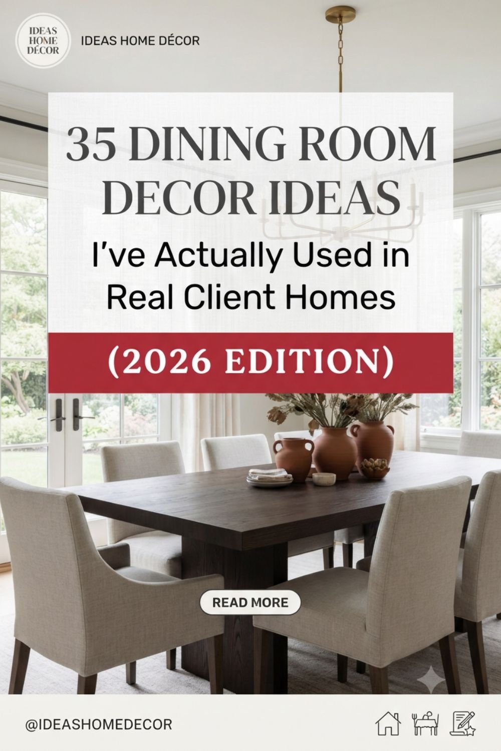 35 Dining Room Decor Ideas I've Actually Used in Real Client Homes (2026 Edition)