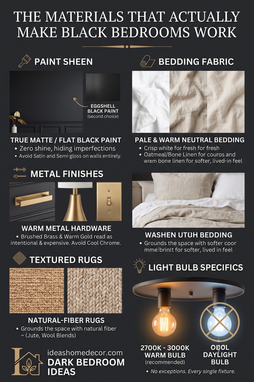 The Materials That Actually Make These black Rooms Work