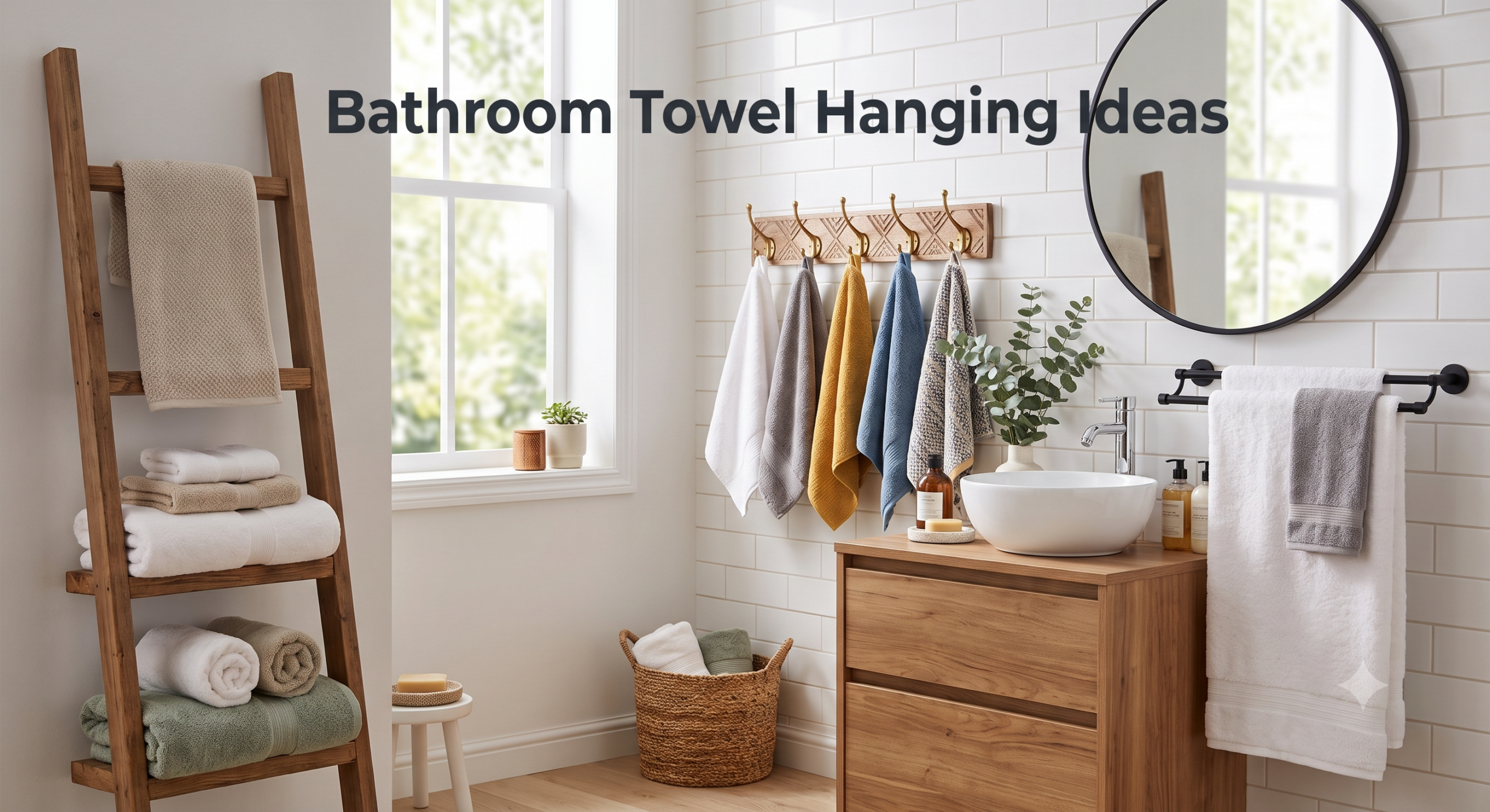 15 Bathroom Towel Hanging Ideas That Will Transform Your Space From Messy to Masterpiece