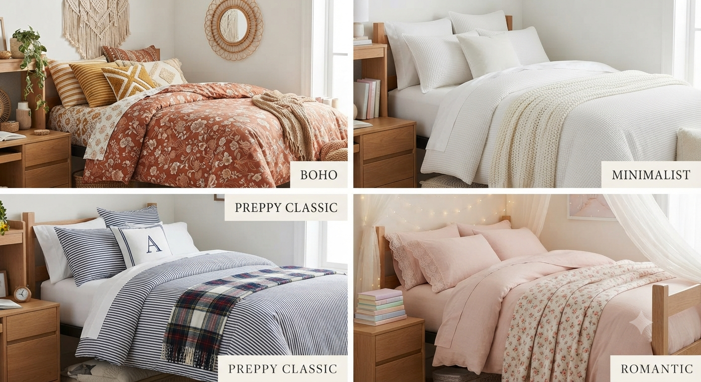 Dorm Bed Inspo — Styling by Aesthetic