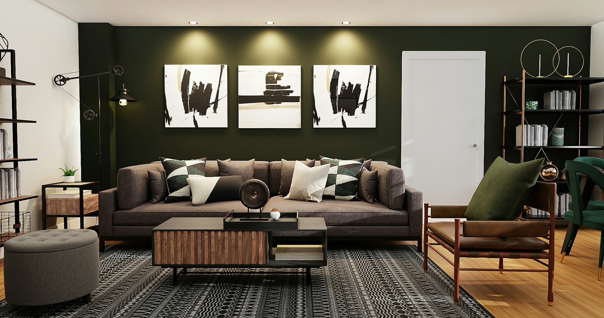 Living Room Designs Matching Furniture Layout to Room Shape