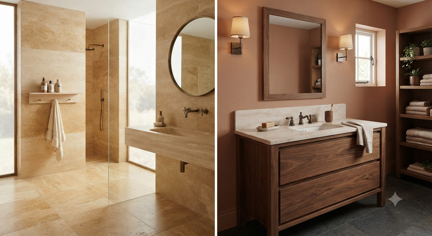 Natural Materials — The Heart of Earth Tone Design