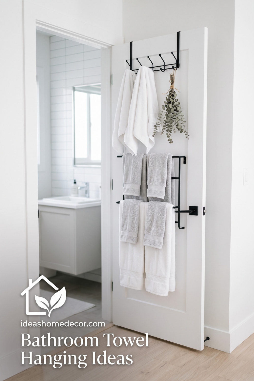Bathroom Towel Hanging Ideas: Over-the-Door Racks (The Renter’s Best Friend)