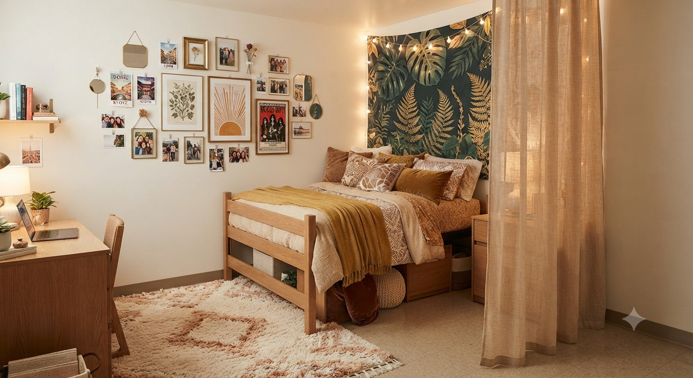 dorm bed inspo Personalising Your Dorm Room