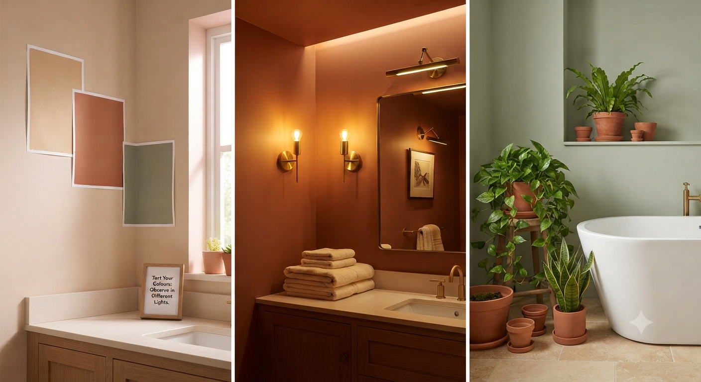 Practical Tips for Your Earth Tone Bathroom