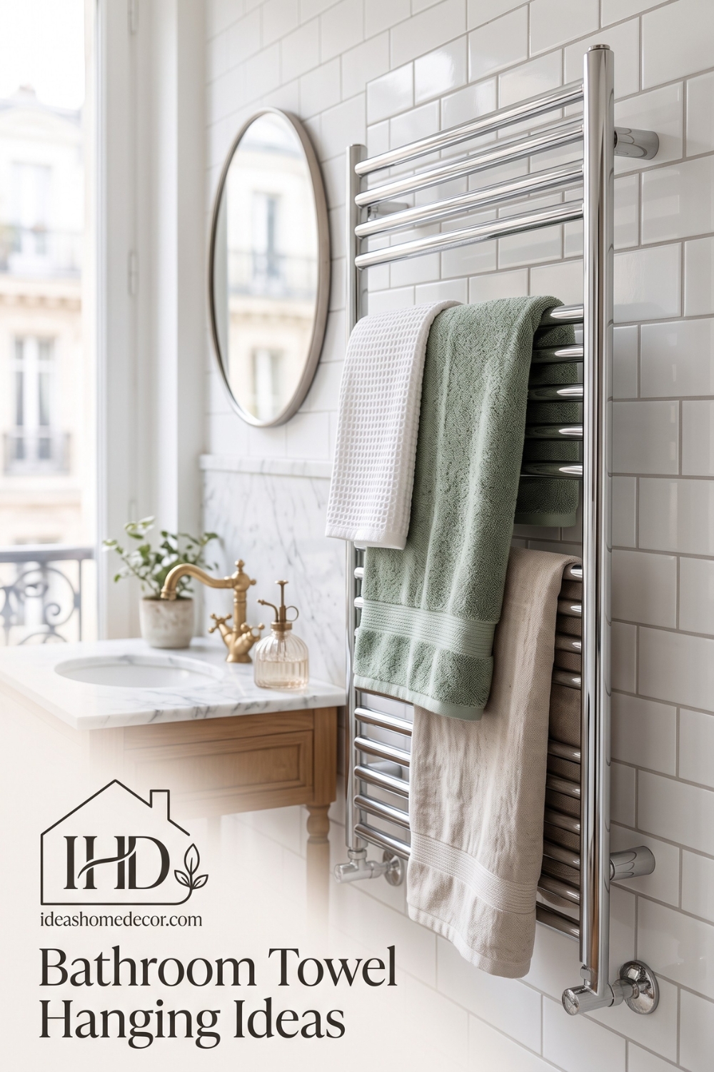 Bathroom Towel Hanging Ideas: The French _Sèche-Serviettes_ (Heated Towel Racks)