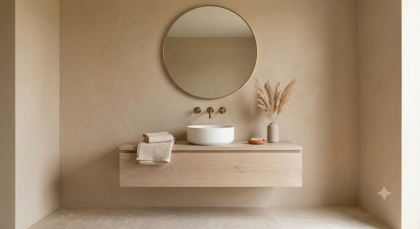 The Warm Neutral Bathroom