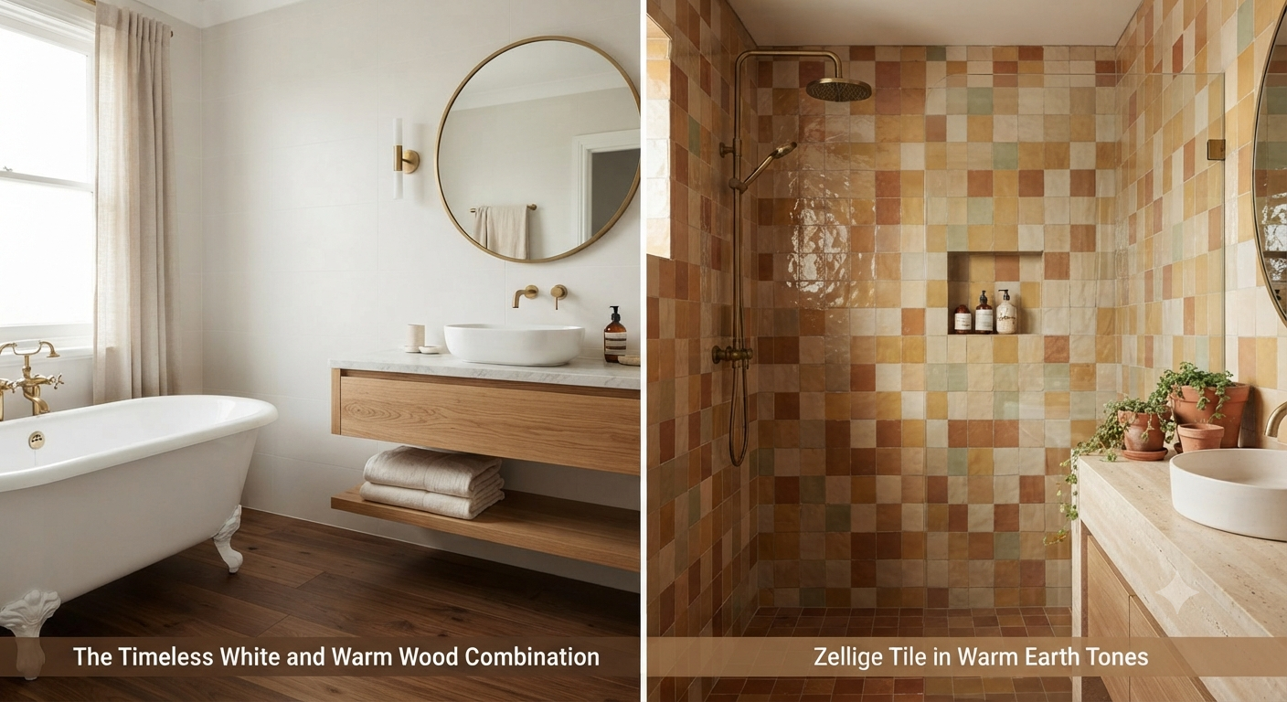 Timeless Bathroom Design with Earth Tones