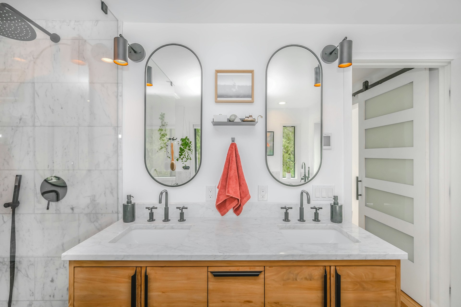 blanket ladder or towel rail